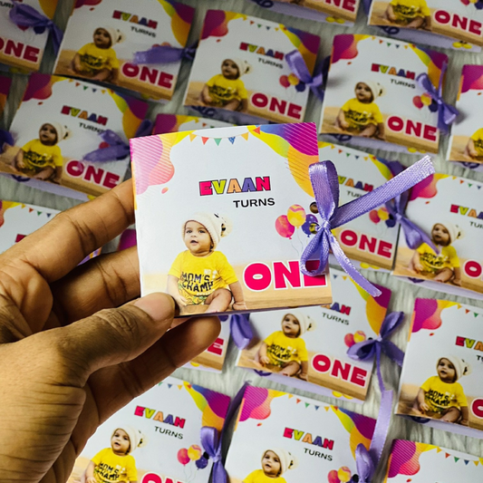 Photo Customised Card Chocolates for Birthday