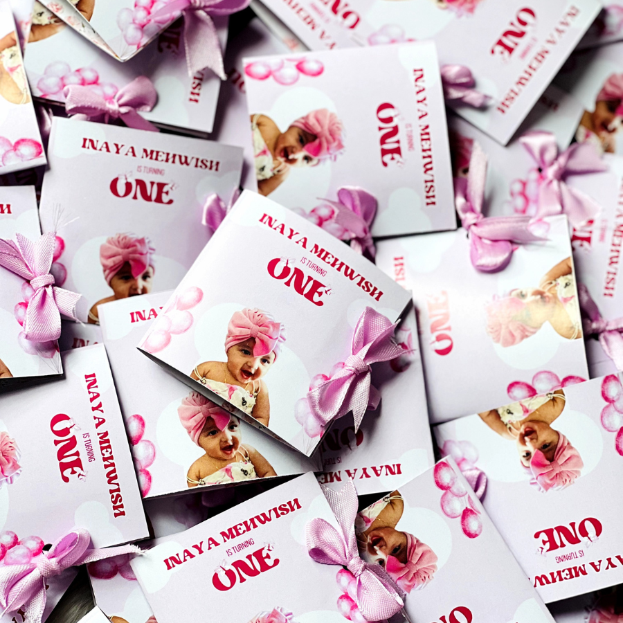 Photo Customised Card Chocolates for Birthday