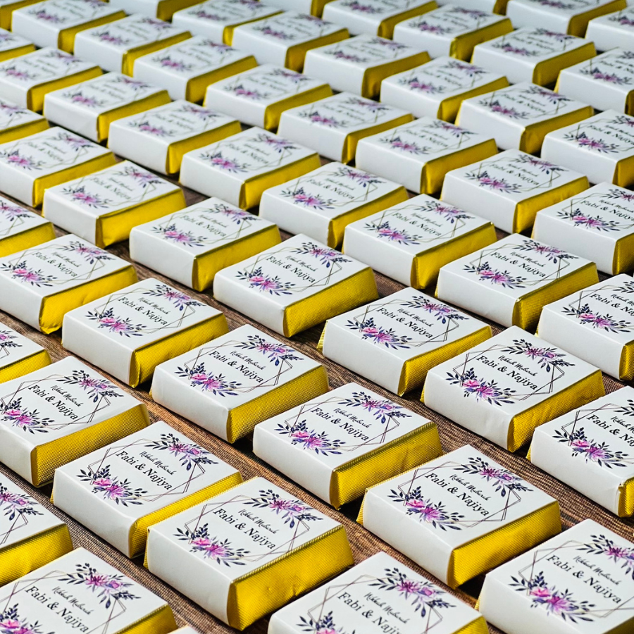 Customised Name Chocolate for Wedding