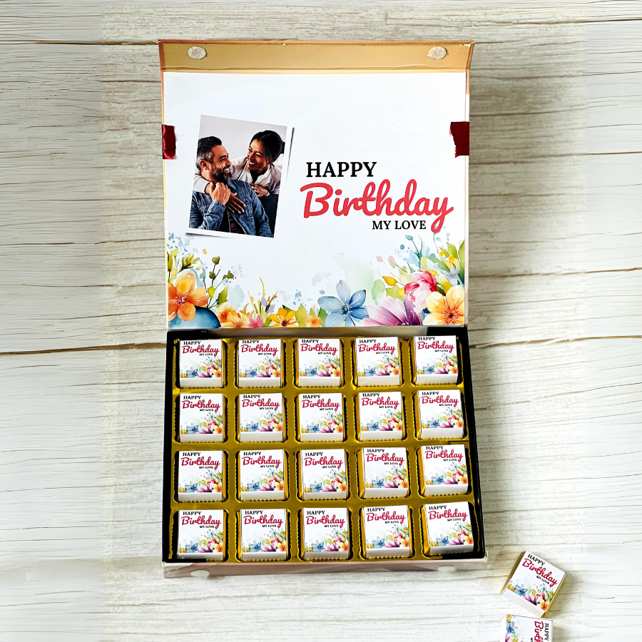 Personalized Birthday Chocolate Box – Handcrafted Sweet Delights