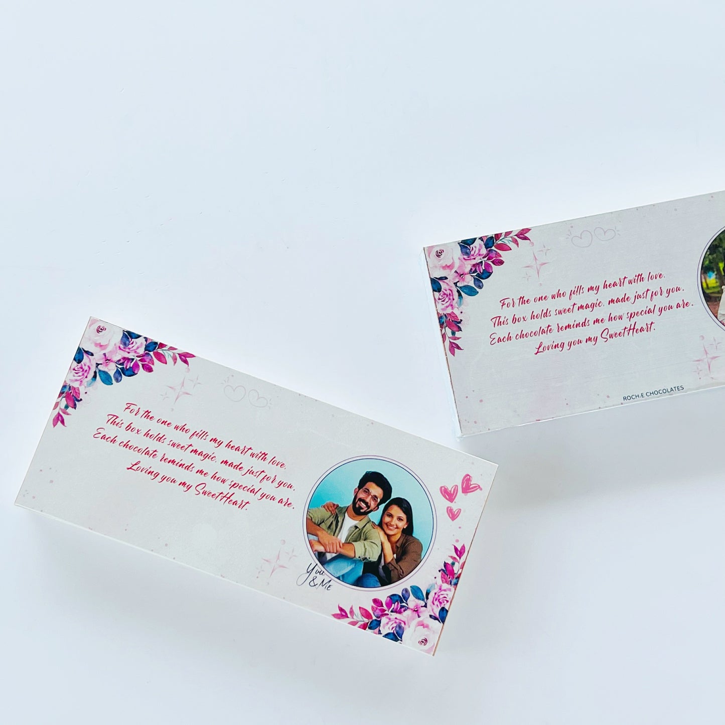 Personalized Romantic Chocolate Gift Box – Assorted Handcrafted Flavors