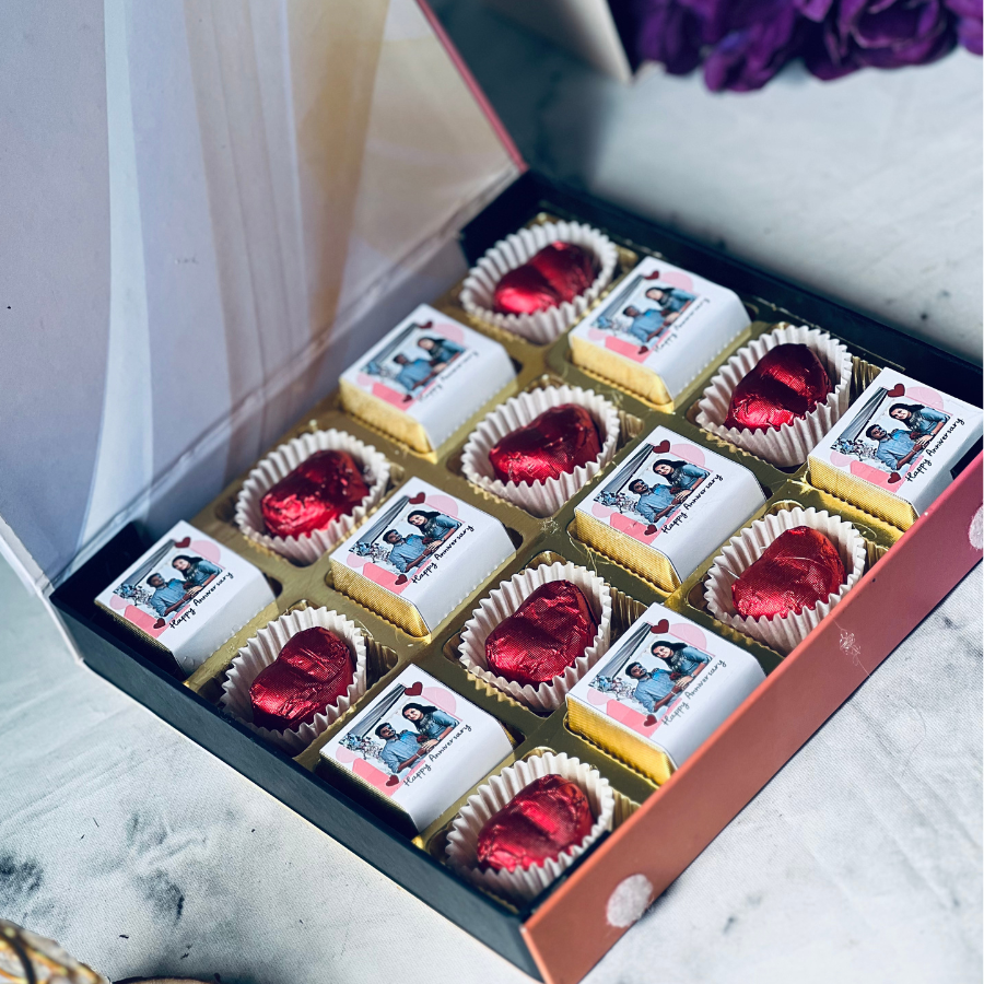 Personalized Wedding Chocolate Box