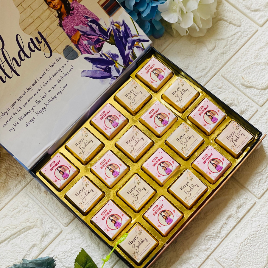 Customizable Gift Box with Premium Chocolates – Perfect for Any Celebration