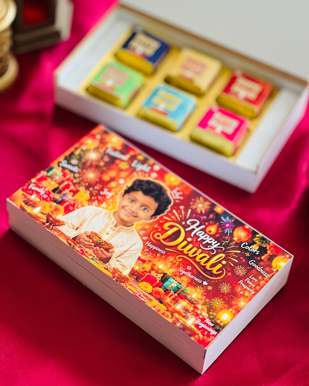 Our Family, Our Diwali – Personalised Photo Chocolate Box