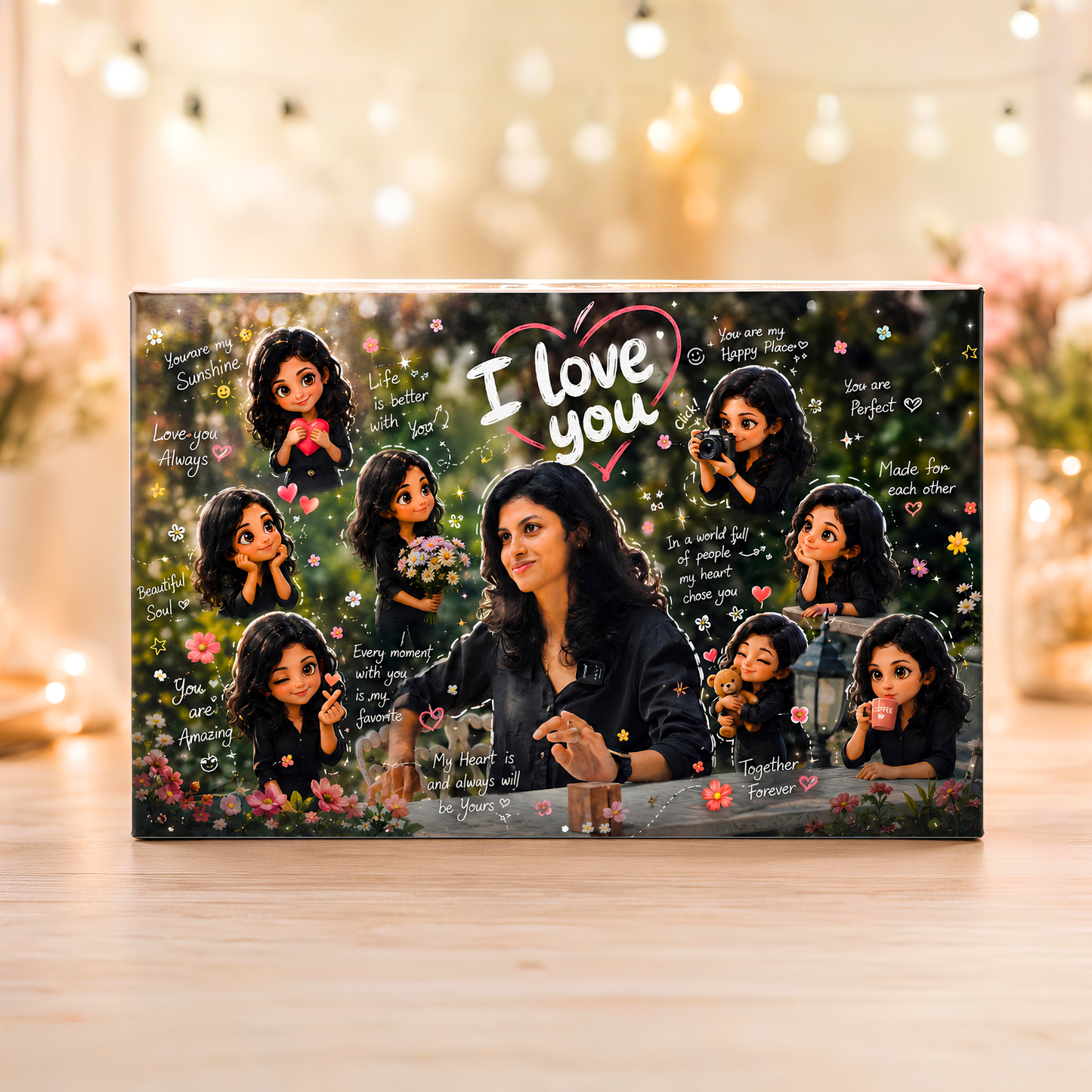 Personalized Love You Chocolate Gift Box – Assorted Handcrafted Chocolates