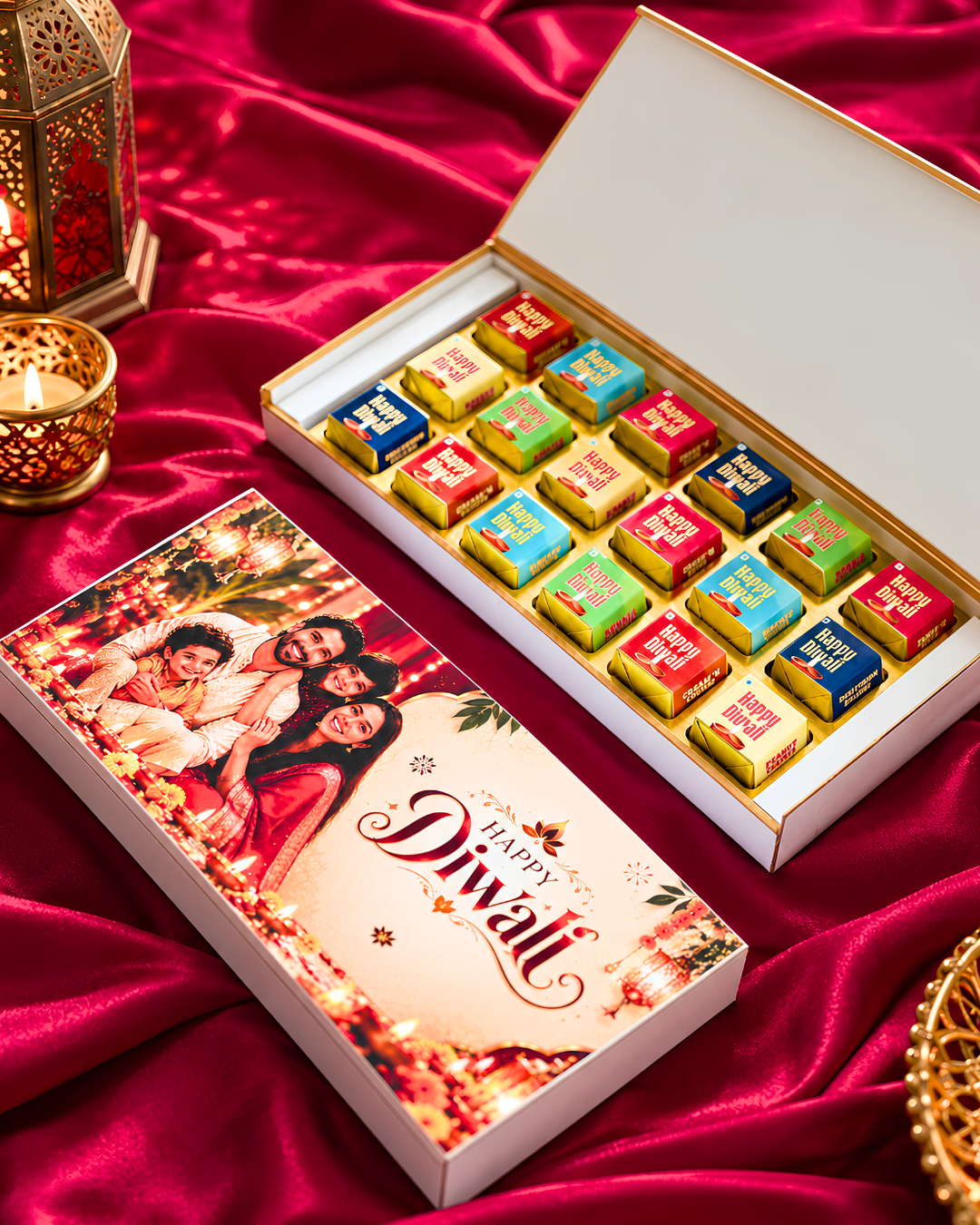 Our Family, Our Diwali – Personalised Photo Chocolate Box