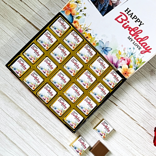 Personalized Birthday Chocolate Box – Handcrafted Sweet Delights