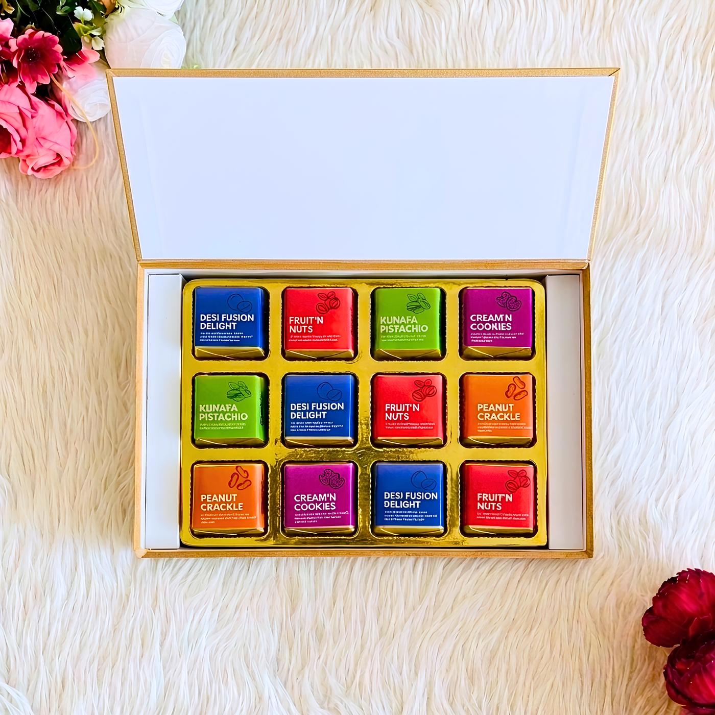 Personalized Love You Chocolate Gift Box – Assorted Handcrafted Chocolates