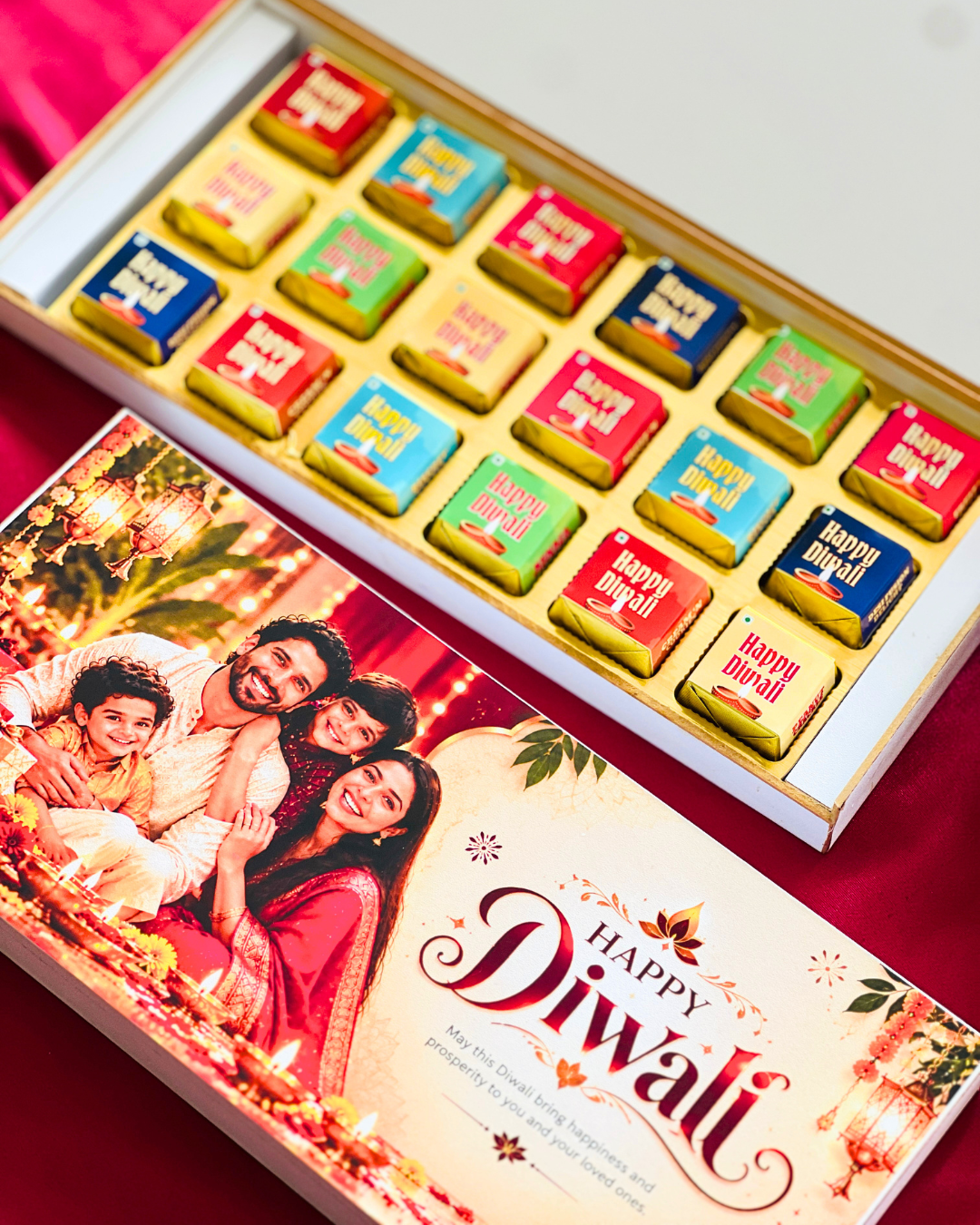 Our Family, Our Diwali – Personalised Photo Chocolate Box