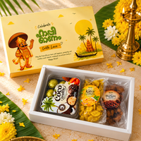 Happy Onam Gift Box Combo – Coconut Truffle Chocolates with Kerala Banana Chips – Set of 2