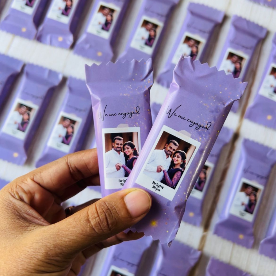 Wedding Customised Photo Chocolates