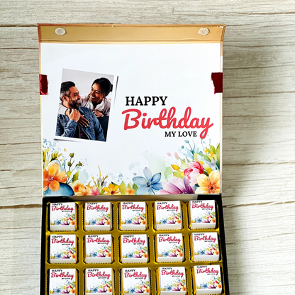 Personalized Birthday Chocolate Box – Handcrafted Sweet Delights