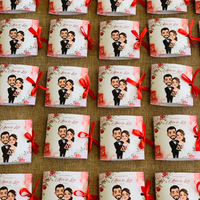 Custom Event Return Favour – Premium Mini Chocolate Card