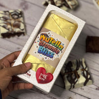 Nutella Brownie Bliss -Premium Chocolate Bar