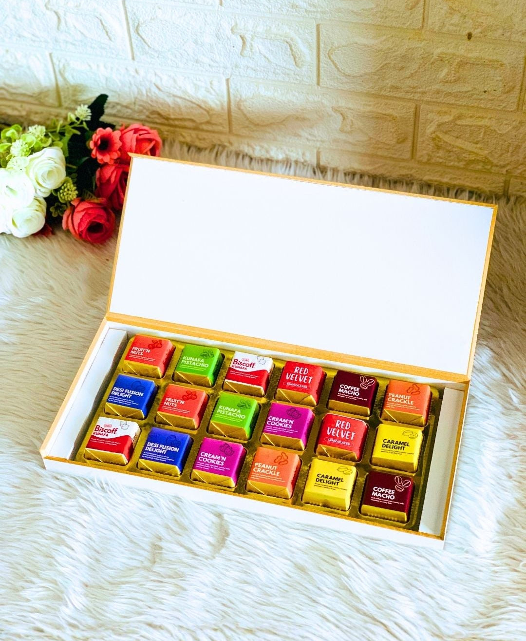 Romantic Chocolate Gift Box – Personalized Assorted Handcrafted Flavors