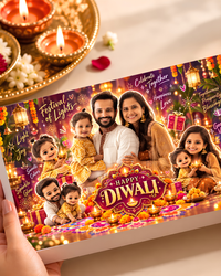 Toon Your Diwali – Personalised Cartoon Photo Chocolate Box