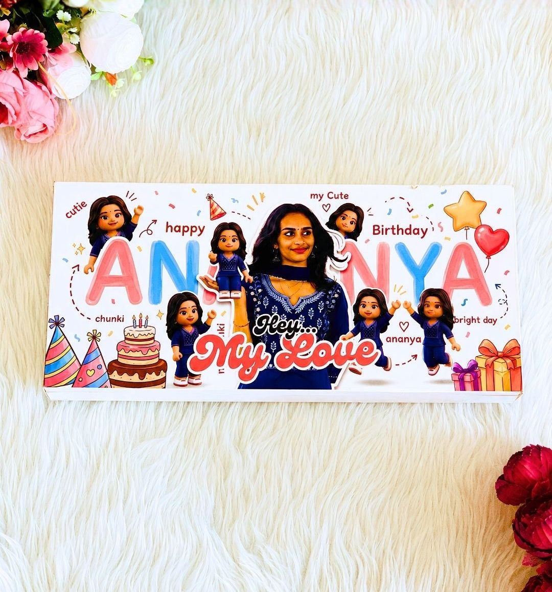 Romantic Chocolate Gift Box – Personalized Assorted Handcrafted Flavors