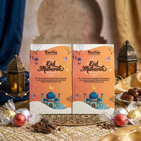 Eid Mubarak Premium Artisan Truffle Collection - 2 Set Boxes