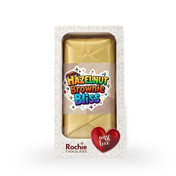 Hazelnut Brownie Bliss – Premium Chocolate Bar 🍫