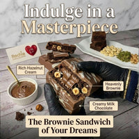 Hazelnut Brownie Bliss – Premium Chocolate Bar 🍫