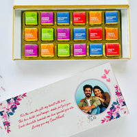 Personalized Romantic Chocolate Gift Box – Assorted Handcrafted Flavors