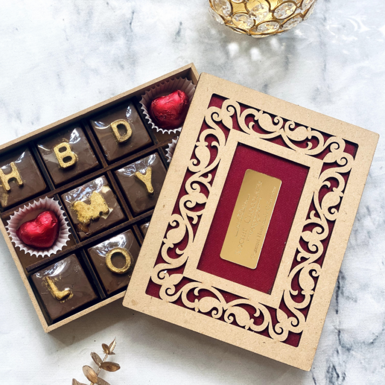 Love You Box – Personalized Letter Customized Wooden Chocolate Box