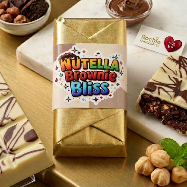 Nutella Brownie Bliss -Premium Chocolate Bar