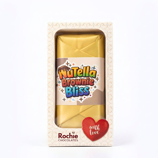Nutella Brownie Bliss -Premium Chocolate Bar