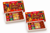 Happy Diwali Gift Box – Premium Chocolates, Sweets & Electric Diyas Set of 2
