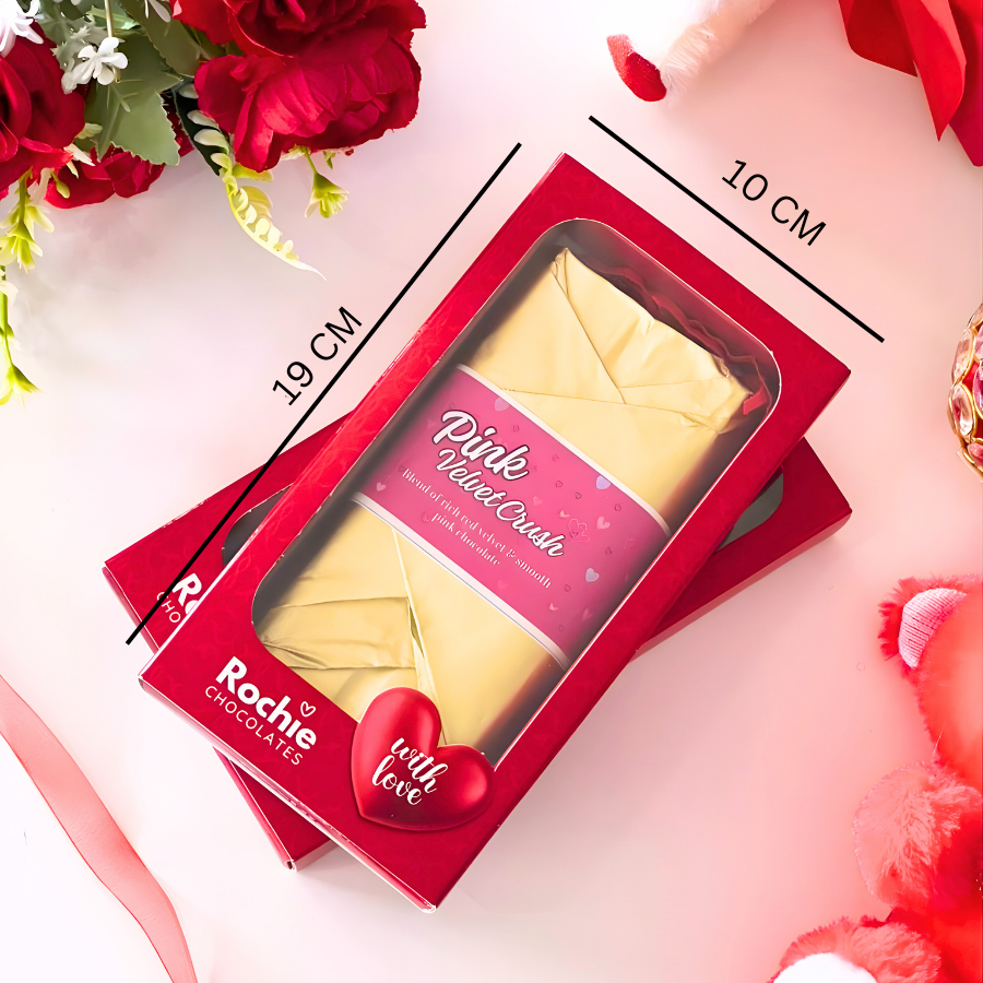 Pink Velvet Crush – Premium Chocolate Bar 🍫